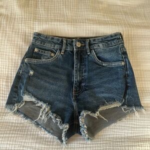 Zara High rise Denim Shorts